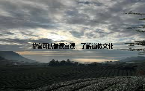 游客可以参观宫观, 了解道教文化