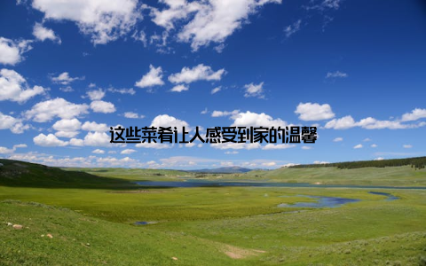 这些菜肴让人感受到家的温馨