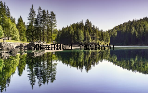 祝你在开封度过一个难忘的春节!