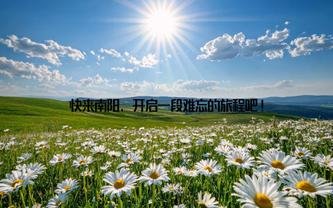 快来南阳, 开启一段难忘的旅程吧!
