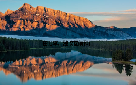 在旺季, 建议提前预订