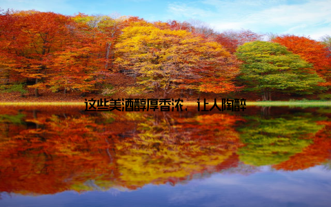 这些美酒醇厚香浓, 让人陶醉