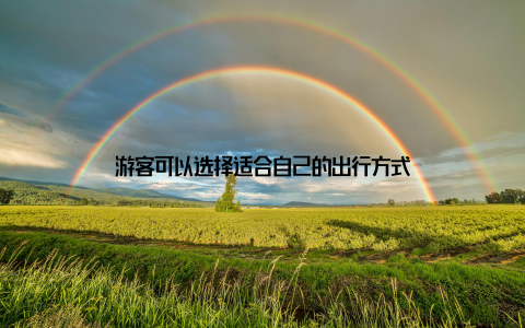 游客可以选择适合自己的出行方式