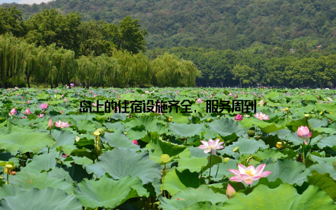 岛上的住宿设施齐全, 服务周到